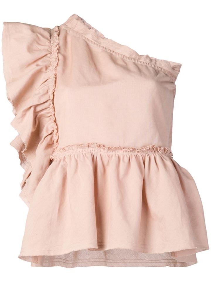 Iro Sleeveless Plum Top - Neutrals