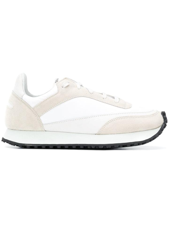 Comme Des Garçons Comme Des Garçons Laced-up Low-top Sneakers - White