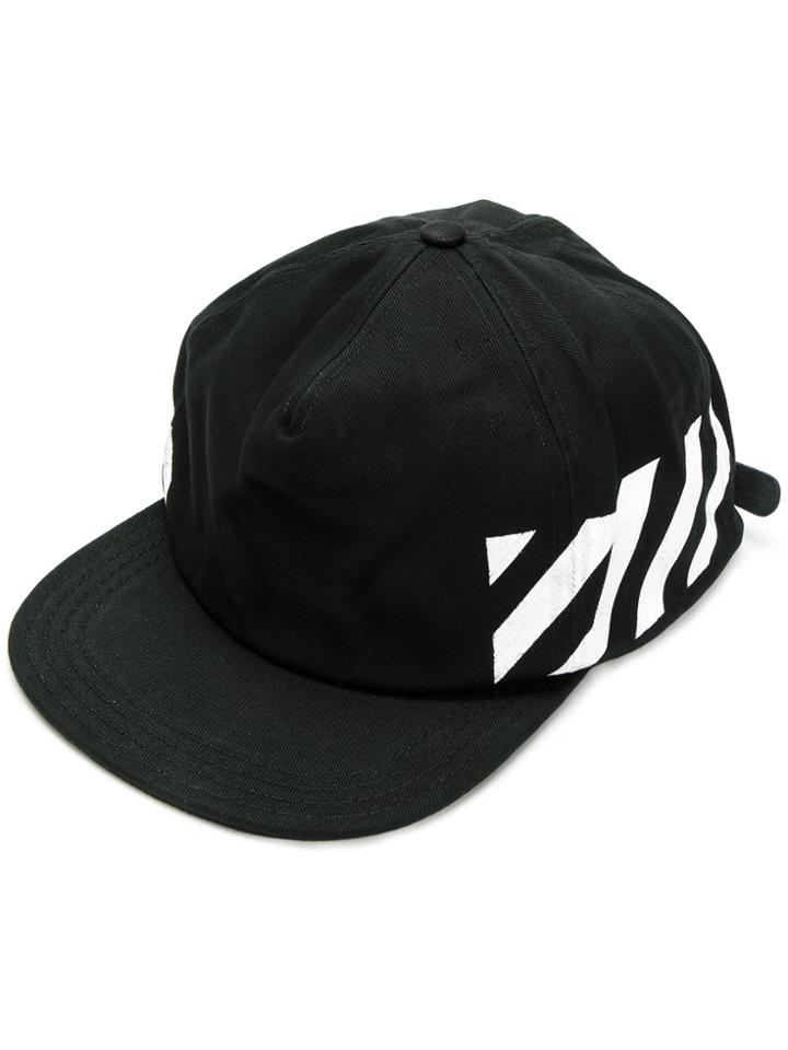 Off-white Black Diagonals Cap