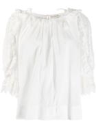 Ulla Johnson Lace-embroidered Blouse - White