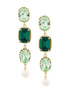 Dolce & Gabbana Gemstone Drop Earrings - Green