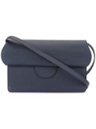 Roksanda Fold-over Cross-body Bag, Women's, Blue, Calf Leather/polyamide/polyurethane