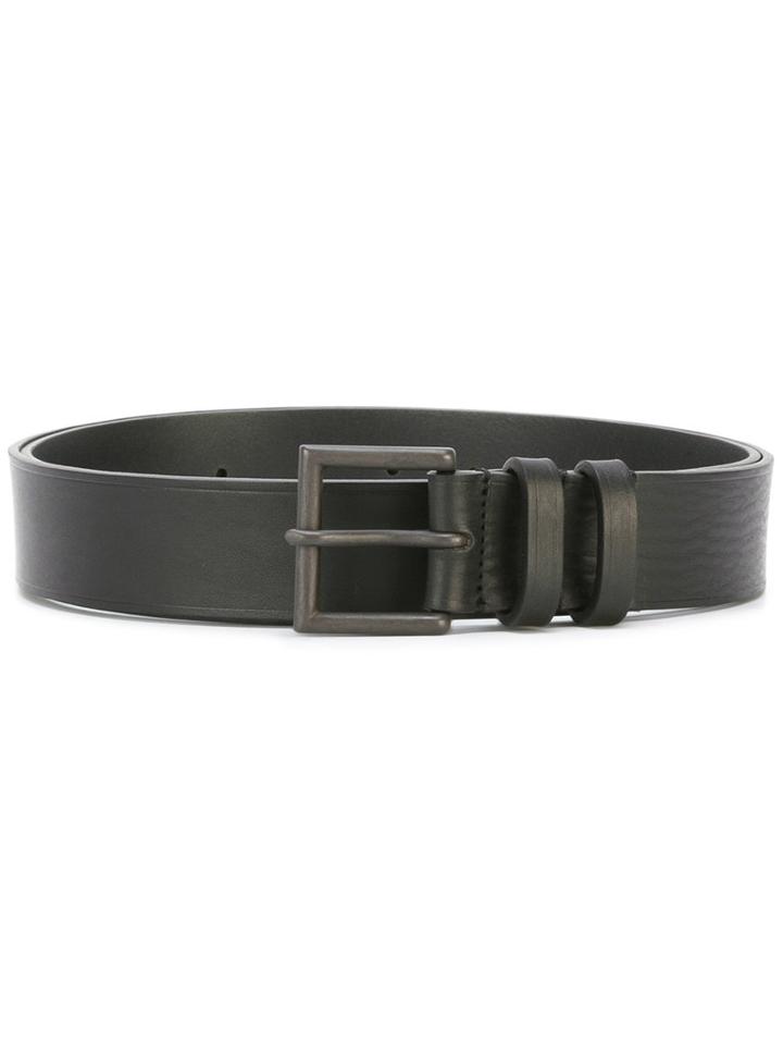 Haider Ackermann Square Buckle Belt, Women's, Size: Medium, Black, Leather