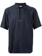 En Route - Panelled Polo Shirt - Men - Cotton - 1, Blue, Cotton