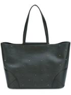 Mcm Logo Embossed Tote
