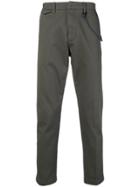Closed Rope Trim Trousers - Grey