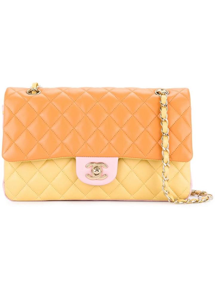 Chanel Pre-owned Colourblock Double Flap Bag - Multicolour