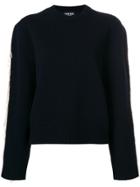 Calvin Klein 205w39nyc Fringed Long-sleeve Sweater - Blue