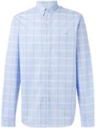 Ami Alexandre Mattiussi Checked Shirt, Men's, Size: 40, Blue, Cotton