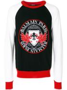 Balmain Logo Printed Jumper - Multicolour