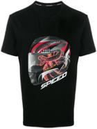 Roberto Cavalli Speed Print T-shirt - Black