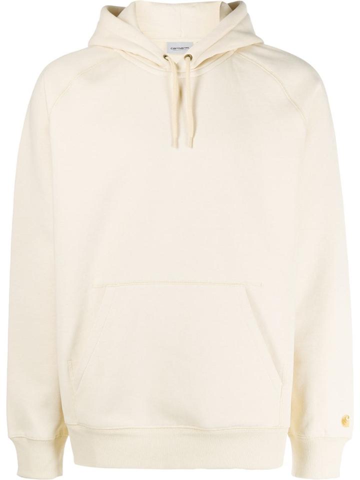 Carhartt Wip Embroidered Logo Hoodie - Neutrals