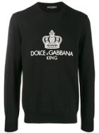 Dolce & Gabbana Logo Sweater - Black