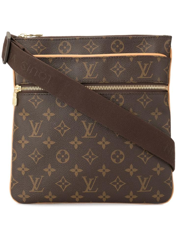 Louis Vuitton Vintage Pochette Valmy Shoulder Bag - Brown
