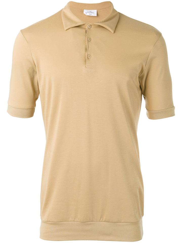 The White Briefs - Maier Polo Shirt - Men - Organic Cotton - S, Brown, Organic Cotton