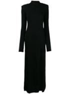 Unravel Project Asymmetric Maxi Dress - Black