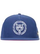 Plein Sport Logo Embroidered Cap, Men's, Blue, Cotton