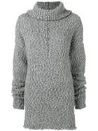 Thom Krom Stitched Turtleneck Sweater - Grey