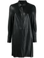 Federica Tosi Button Up Shirt Dress - Black