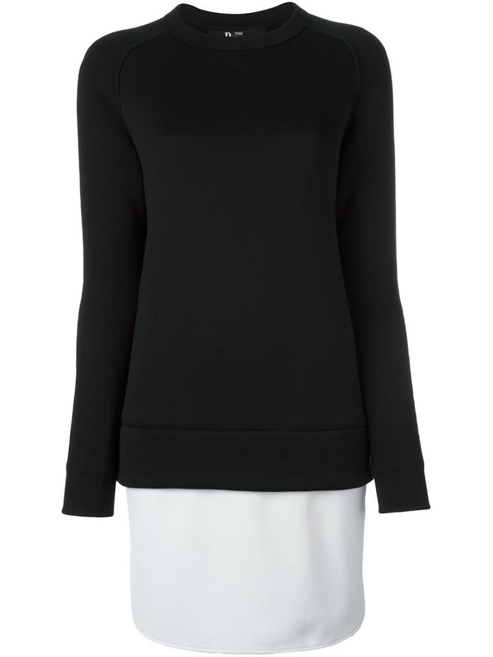 The Reracs Crew Neck Sweatshirt, Women's, Size: 38, Black, Cotton