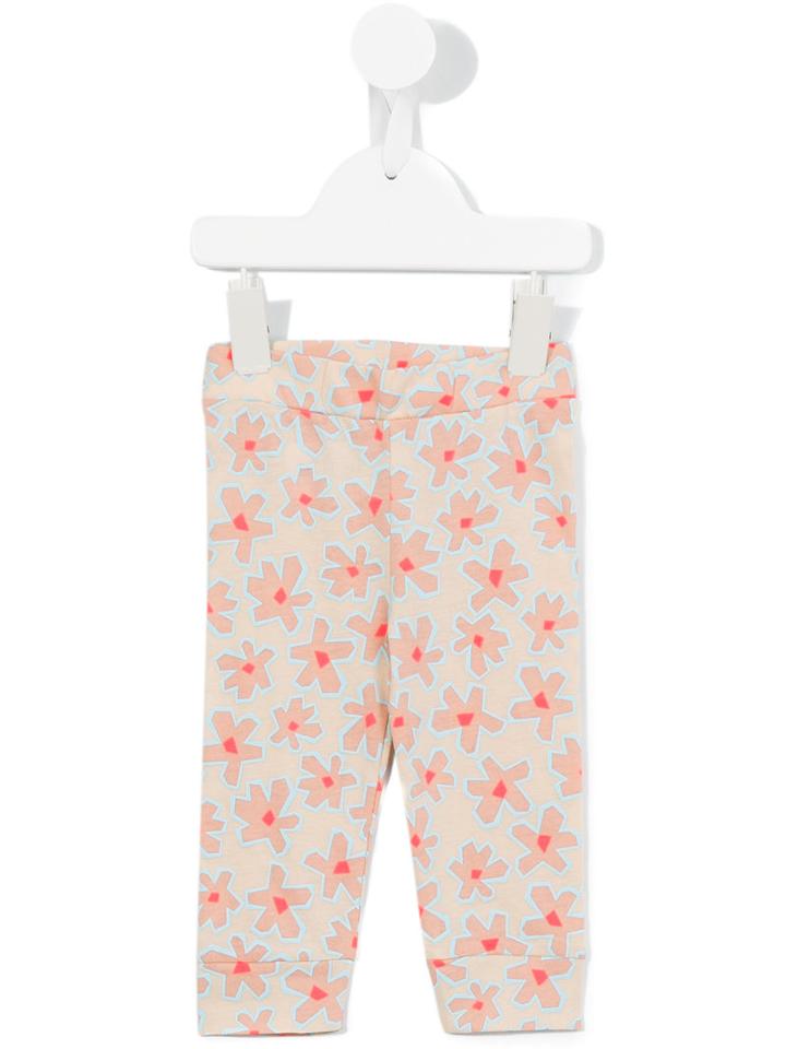Stella Mccartney Kids Floral Print Leggings, Toddler Girl's, Size: 24 Mth, Nude/neutrals