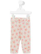 Stella Mccartney Kids Floral Print Leggings, Toddler Girl's, Size: 24 Mth, Nude/neutrals
