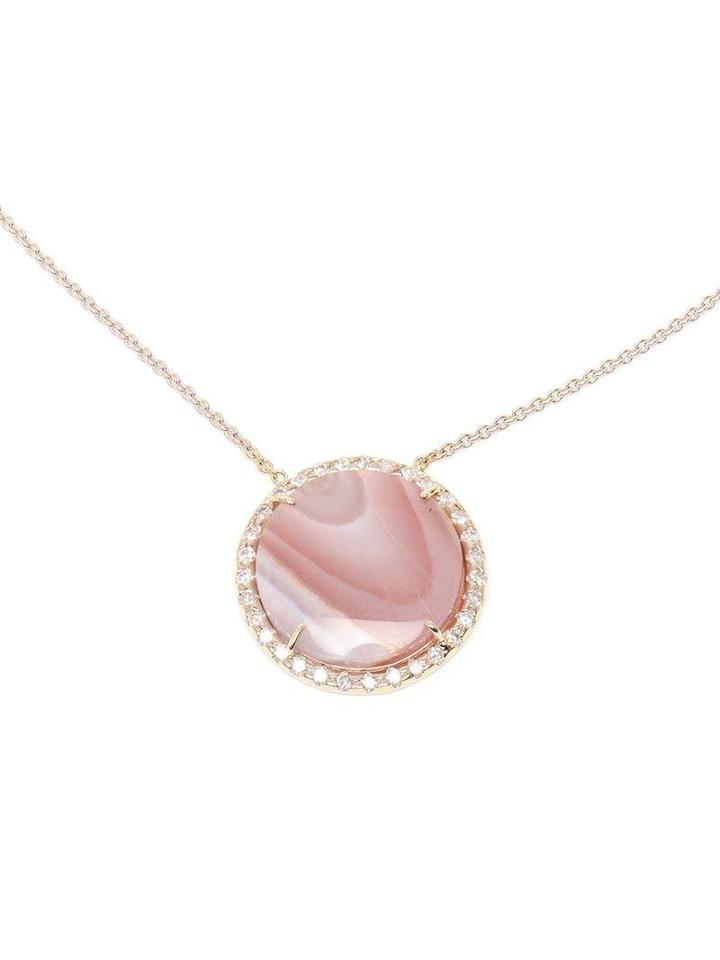 Kimberly Mcdonald Agate And White Gold Pendent Necklace
