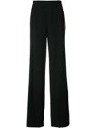 Alice+olivia Side Stripe Trousers, Women's, Size: 0, Black, Polyester/sequin