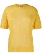 Prada Short Sleeved Sweater - Yellow