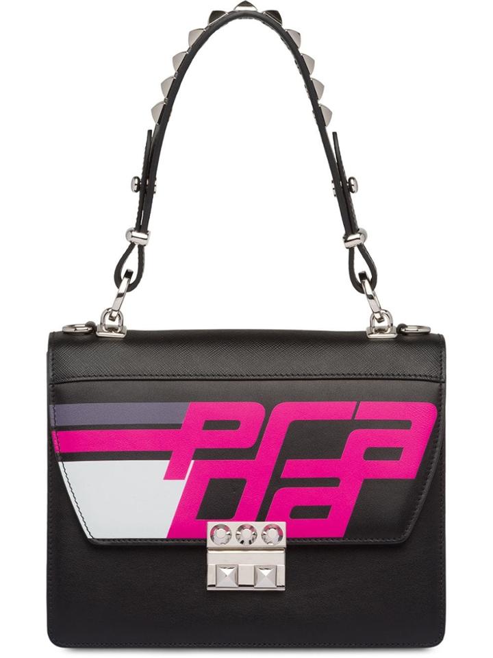 Prada Prada Elektra Leather Bag - Black