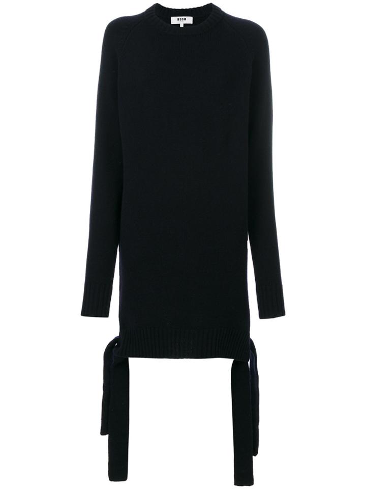 Msgm Knitted Dress - Blue
