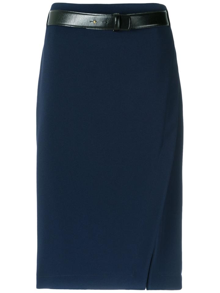 Olympiah Pencil Skirt - Blue