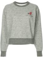 Rag & Bone Cropped Sweatshirt - Grey