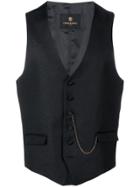 Lords And Fools Tradi Tuxedo Waistcoat - Black