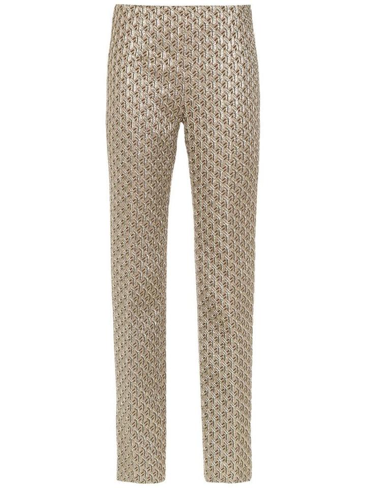 Prada Stretch Cloqué Trousers - Neutrals