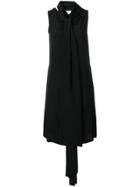 L'autre Chose Scarf Detail Dress - Black