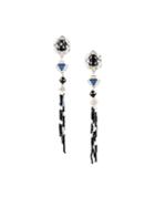 Christian Lacroix Vintage Long Beaded Earrings