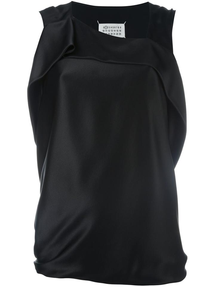 Maison Margiela Drape Panel Vest - Black