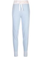 Morgan Lane Hailey Cashmere Track Pants - Blue