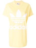 Adidas Trefoil Print T-shirt - Yellow & Orange