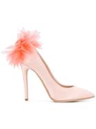 Olgana Feathered Pumps - Pink
