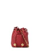 Chanel Pre-owned Interlocking Cc Bucket Bag - Red