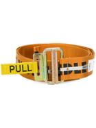 Heron Preston Tape Style Belt - Yellow & Orange