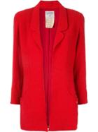 Chanel Vintage Long Sleeve Jacket - Red