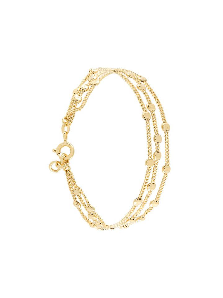 Wouters & Hendrix My Favourite Triple Chain Bracelet - Yellow & Orange