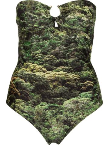 Blue Man Stretch Bandeau Swimsuit