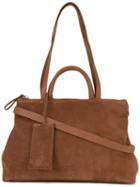Marsèll 'gluc' Shoulder Bag, Women's, Brown, Linen/flax/leather/suede