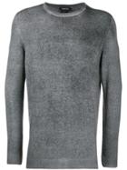 Avant Toi Fine Knit Sweatshirt - Grey