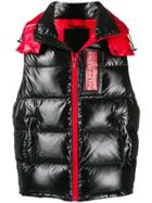 Philipp Plein 20th Anniversary Shiny Padded Vest - Black
