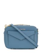 Lancaster Soffiano Signature Shoulder Bag - Blue